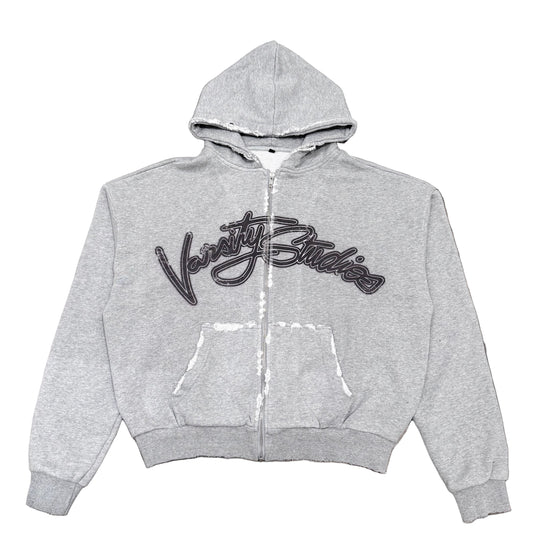 SCRIPT ZIP HOODIE